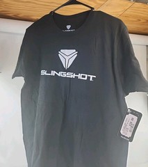 Polaris Slingshot Mens Black Solid Graphic T-Shirt Size M.