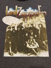 Led Zeppelin 2004 Myth Gem License Rock Band Graphic Black Men’s T Shirt Size L