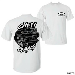 Chevy Gang T-Shirt, Custom Chevrolet Truck Graphic Tee, Pickup Themed Apparel Fo