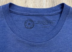 Edgar Allan Poe Pop Art Out Of Print T-Shirt Medium Vintage Royal Blue Warhol