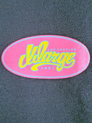 Size L – XLARGE Oval Logo Front Back Graphic T-Shirt Black