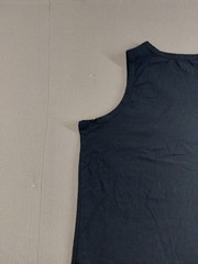 Lapasa Men Undershirt L Navy Blue Logo Crew Neck Sleeveless Pullover Tank Wear