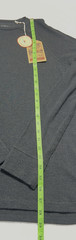 NWT Faherty Mens S Thermal Waffle Knit Long Sleeve Crew Neck Charcoal Heather