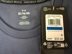 Under Armour Project Rock Brahma Bull Short Sleeve T-Shirt Men’s SZ M – XL – 2XL