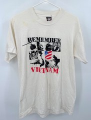 Vintage Screen Stars Vietnam War POW MIA T-Shirt Sz XL SEE MEASUREMENTS