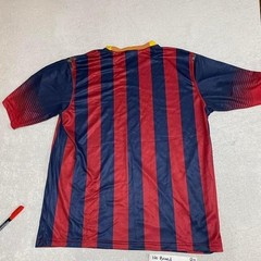 No brand Red and navy Barcelona football shirt XL. SKU498 #BarcelonaFC