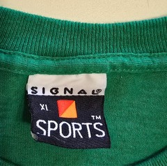 Signal Sports Vintage Popeye Brutus 1993 T-Shirt Green Sz XL Single Stitch