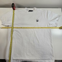 BIGFACE Coffee Oversized Heavyweight T-Shirt White XL 365 GSM Combed Cotton USA