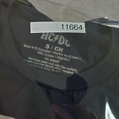 AC/DC Shirt Mens Small Black Back In Black World Tour 1980-1981 Graphic Tee