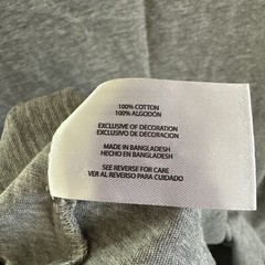 GAP Men’s Crew Neck Short Sleeve Slub Pocket T-Shirt Light Grey Heather M Medium