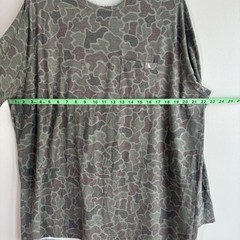 Local Boy Outfitters Shirt Mens XL Green Camo Long Sleeve Bamboo Blend Pocket