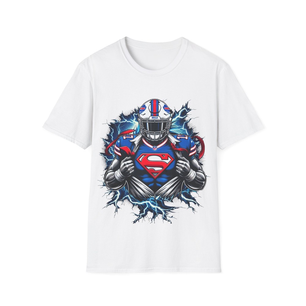 Buffalo Hero: Bills Player Superhero-Inspired T-Shirt