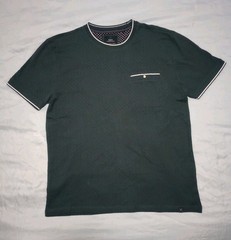 MBX Size M Dark Teal / Green Short Sleeve Chest Pocket Polo T-shirt