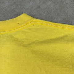 Vintage Diablo Paintball T-Shirt Men Sz XL Y2K Graphic Tee Yellow Short Sleeve