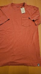 PETER MILLAR Crown Men’s Lava Wash Pocket Tee Color Clay Rose Size Small