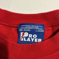 Vintage Pro Player NFL KC Chiefs Men’s Crew Neck Short Sleeve T-Shirt XL USA