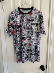 Oh Snap Comic Book Print T-shirt Drill Clothing Co. Men’s Size Large
