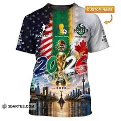 Unisex 3D Shirt – Custom Name World Cup 2026 Shirt reprint VK13865