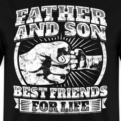 Father And Son Best Friends For Life Men’s T-Shirt