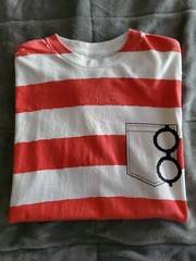 Where’s Waldo Faux Pocket W/h Glasses Short Sleeve T-Shirt Size Medium