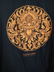 Spectacular NEW Balinesia XXL Dark Blue T Shirt 100% Cotton BALI Indonesia In US