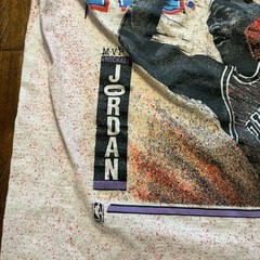 Vtg Chicago Bulls Shirt Mens Large White NBA Basketball Michael Jordan 90s