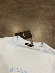 $750 RARE Versace Men’s Logo Cotton Jersey T-Shirt Pastel Blue XXL