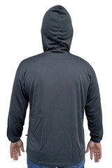 Hoodie Grey High Visibility Shirt / Air Cooling Flow