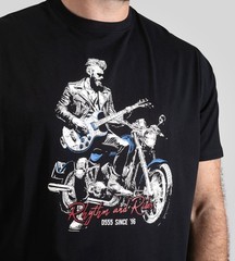 D555 Mens Derby Big & Tall Motorbike Short Sleeve T-Shirt