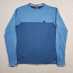RAB Shirt Small Blue Orange Set of 2 Dihedral Crew Thermal Base Layer Hiking