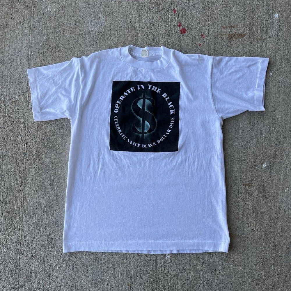 Vintage 80’s NAACP Graphic T Shirt Size Medium Single Stitch