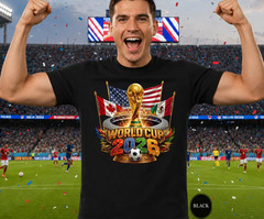 2026 Soccer Cup Shirt, Soccer World Tournament T-shirt, International Game Day T