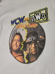 WCW vs nWo World Tour PROMO T-SHIRT XL RARE ONLY ONE ON EBAY NINTENDO 64 N64