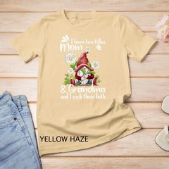 I have two titles MOM and grandma Dandelion Gnome mother day Unisex T-shirt