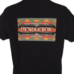 Pendleton T Shirt Mens Size Medium Black Aztec Southwestern