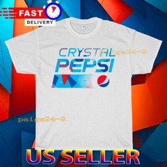 NEW SHIRT CRYSTAL PEPSI LOGO T-SHIRT FUNNY AMERICAN USA UNISEX TEE SIZE S-5XL
