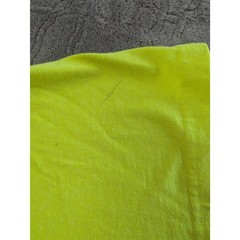 Carhartt Pocket T-Shirt Men’s Large Tall Hi Vis Yellow Loose Fit Workwear Tee