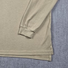 Tyndale FR Shirt Mens L Henley Beige Flame Resistant Workwear USA CAT 2 Pocket