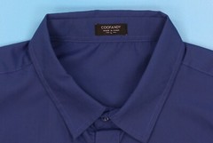 COOFANDY Men’s Shirt Long Sleeve. Blue. Size Large.