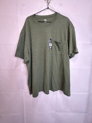 Athletic Works Men’s Green Tri Blend Crewneck Short Sleeves T- Shirt