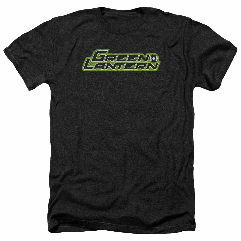 Trevco Men’s Dc Green Lantern Guardians Adult T-Shirt, Heather Black, Small