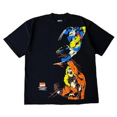 Wolverine vs. Sabretooth Tee Shirt marvel x-men deadstockluis booted comics M