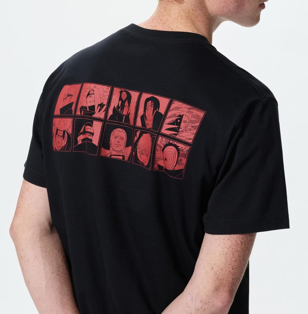 [PLS] Uniqlo Naruto Manga UT T-Shirt Shueisha 100th Anniv Akatsuki Itachi Black
