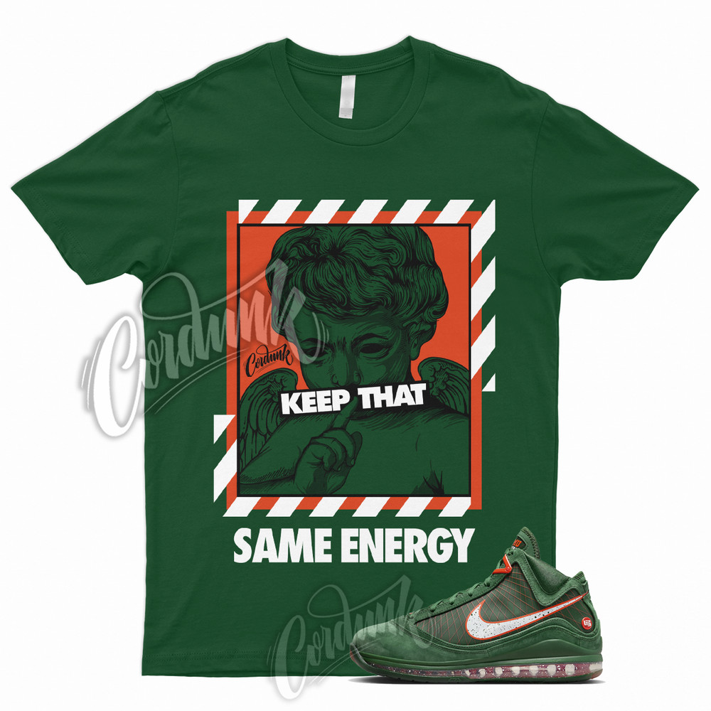 ENERGY T Shirt for LeBron 7 Florida Gorge Green A&M Hurricane Orange Miami Dunk