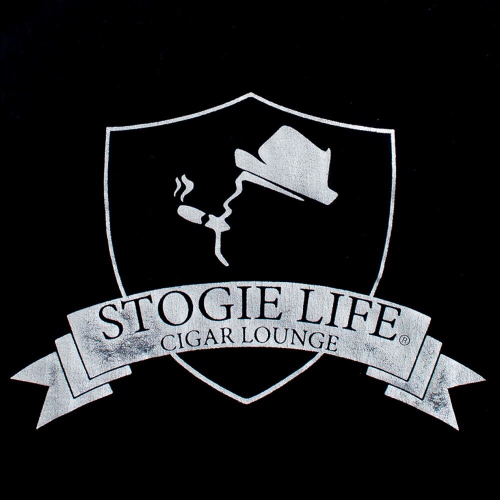 Stogie Life Cigar Lounge Mens T Shirt Size S Gildan Black