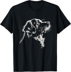 Golden Retrievers Dog Portrait Adorable Pets Animal Lovers T-Shirt , Unisex Tees