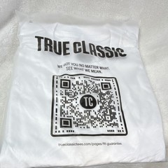 True Classic Men’s White T-Shirt Size M Regular Fit MPN TCT4000WHITEM