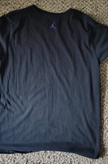 Jordan Air Jordan Jumpman Logo Graphic Print Black Crew Neck Tee Mens XL
