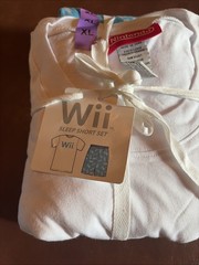 NEW Nintendo Wii 2009 XL Promo Shirt And Shorts Logo Promotional Item NICE!