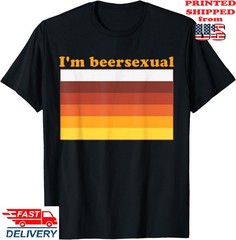I’m Beersexual Beer Drinking LGBTQ Pride Design T-Shirt, Unisex Tee